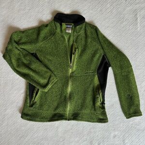 Green Full-Zip Fleece Jacket